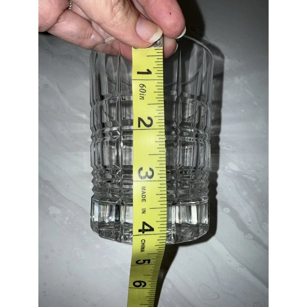 Cristal Darques Durrand Carrolton Double Old Fashioned Glasses (6) Excellent